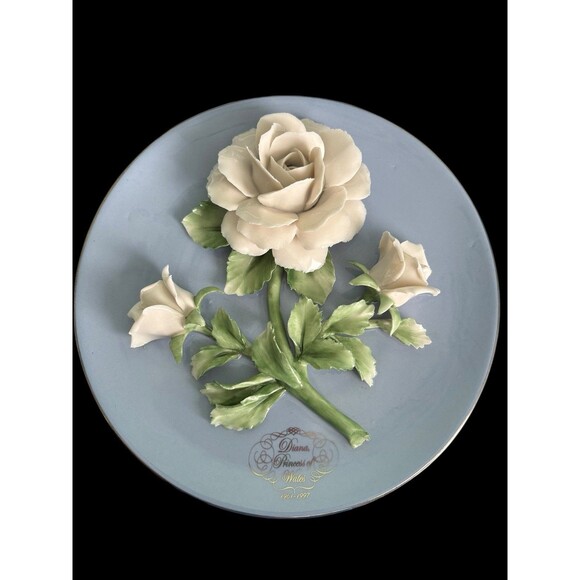 Other - Diana's Princess of Wales England's Rose Plate by Franklin Mint Limited Ed